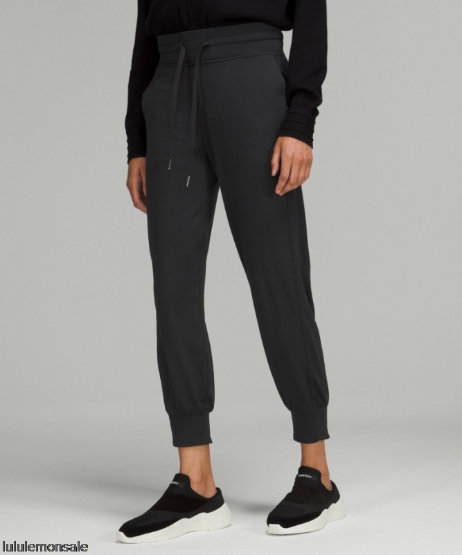 Lululemon Damen DELULU251 | Schwarz Ready To Rulu Hoch Sitzende Jogginghose In 7/8-länge Nur Online